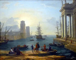 Die Einschiffung des Odysseus